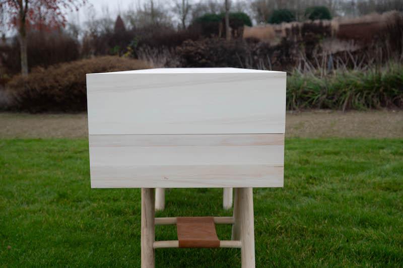 blanco uitvaartkist beerenberg - rememberme webshop